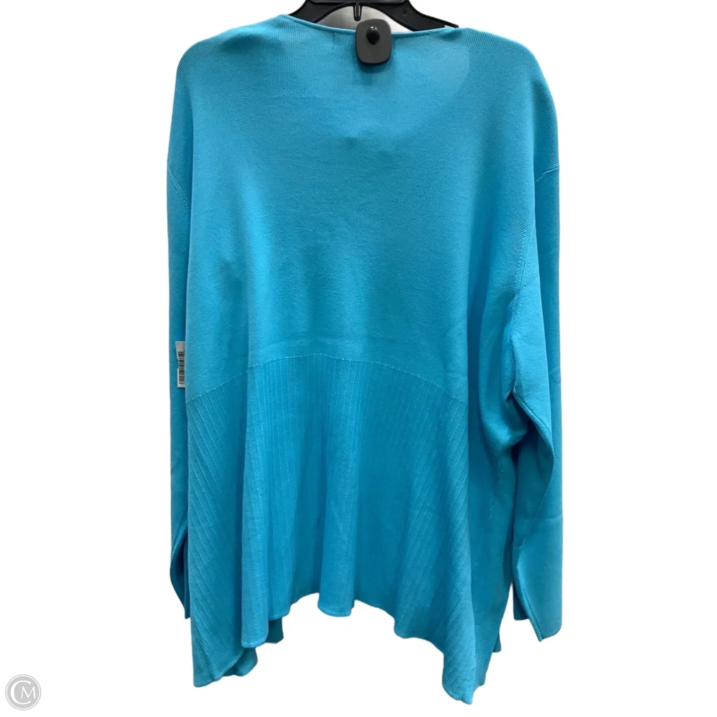 Top 2pc Sleeveless By Dialogue Qvc In Blue, Size: 3x