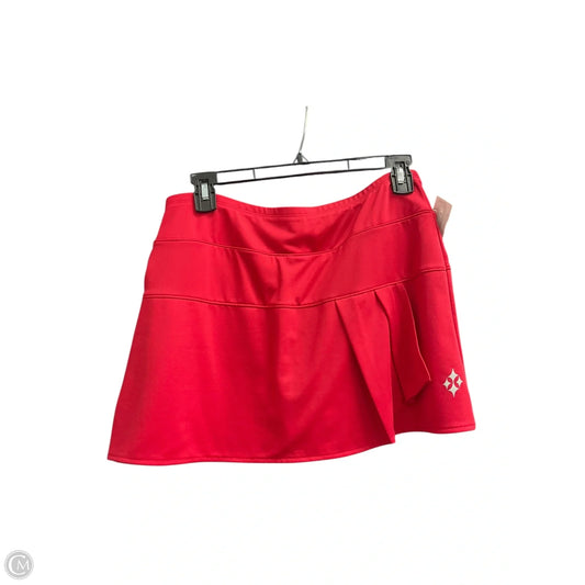 Athletic Skort By Jofit In Red, Size: M