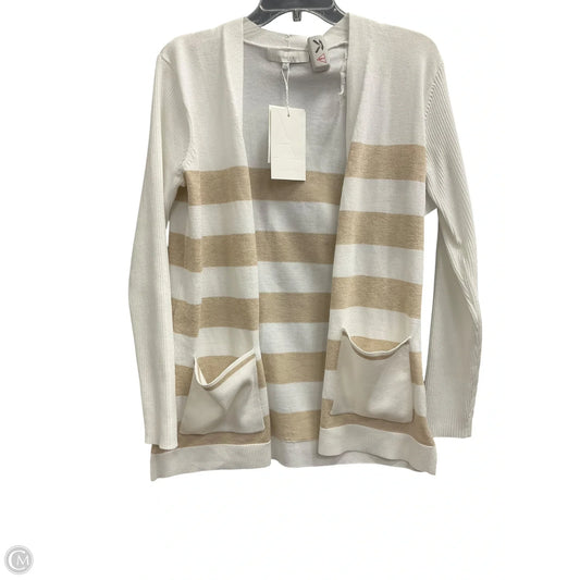 Cardigan By Verve Ami In Tan & White, Size: M