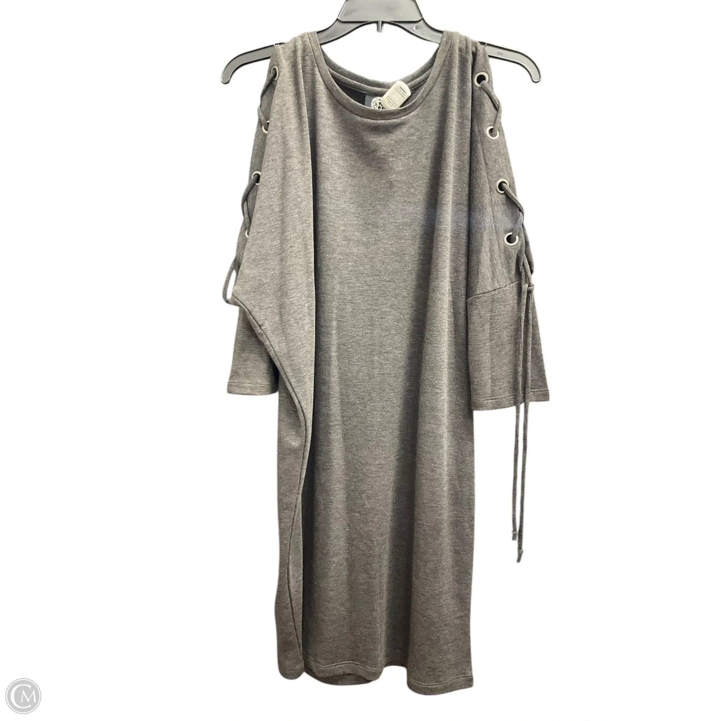 Dress Casual Midi By Bobeau In Grey, Size: M