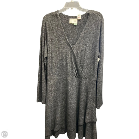 Dress Casual Midi By Saturday/sunday In Grey, Size: L