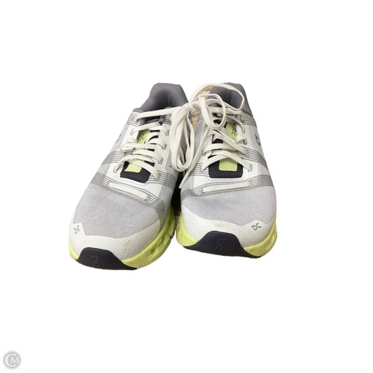 Shoes Athletic By On In Green & White, Size: 7.5