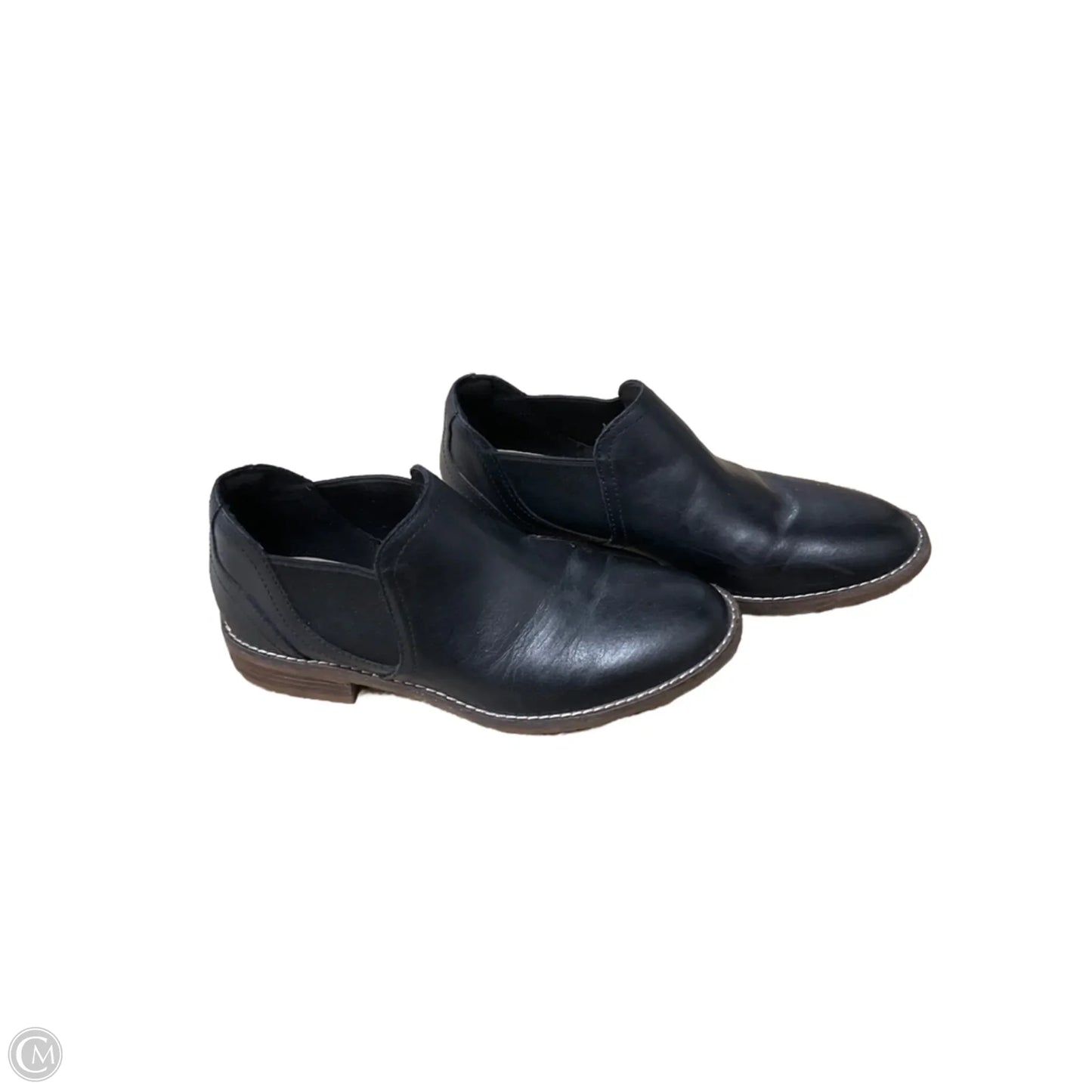 Boots Ankle Flats By Clarks In Black, Size: 7.5
