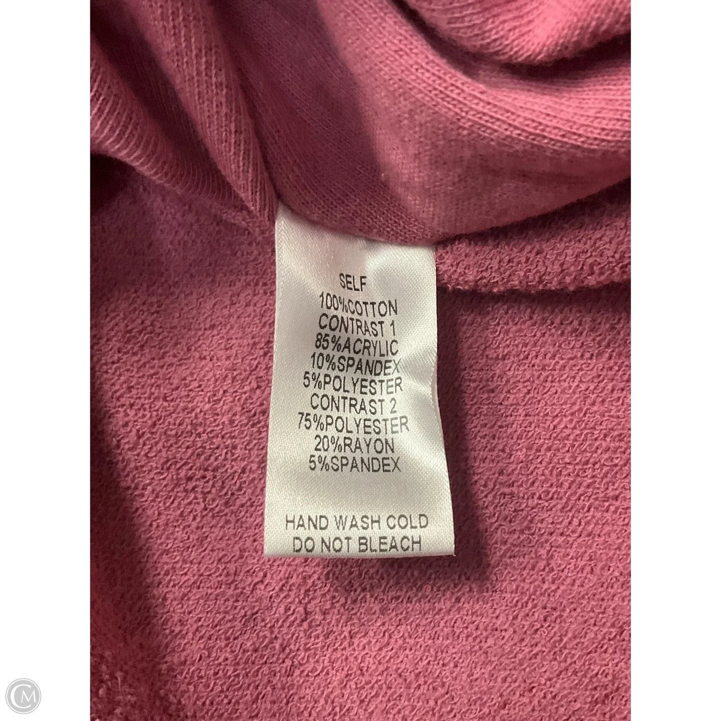 Sweater By Easel In Pink & Purple, Size: 1x