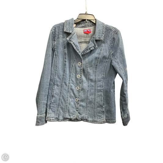 Jacket Denim By Westport In Blue Denim, Size: Xl
