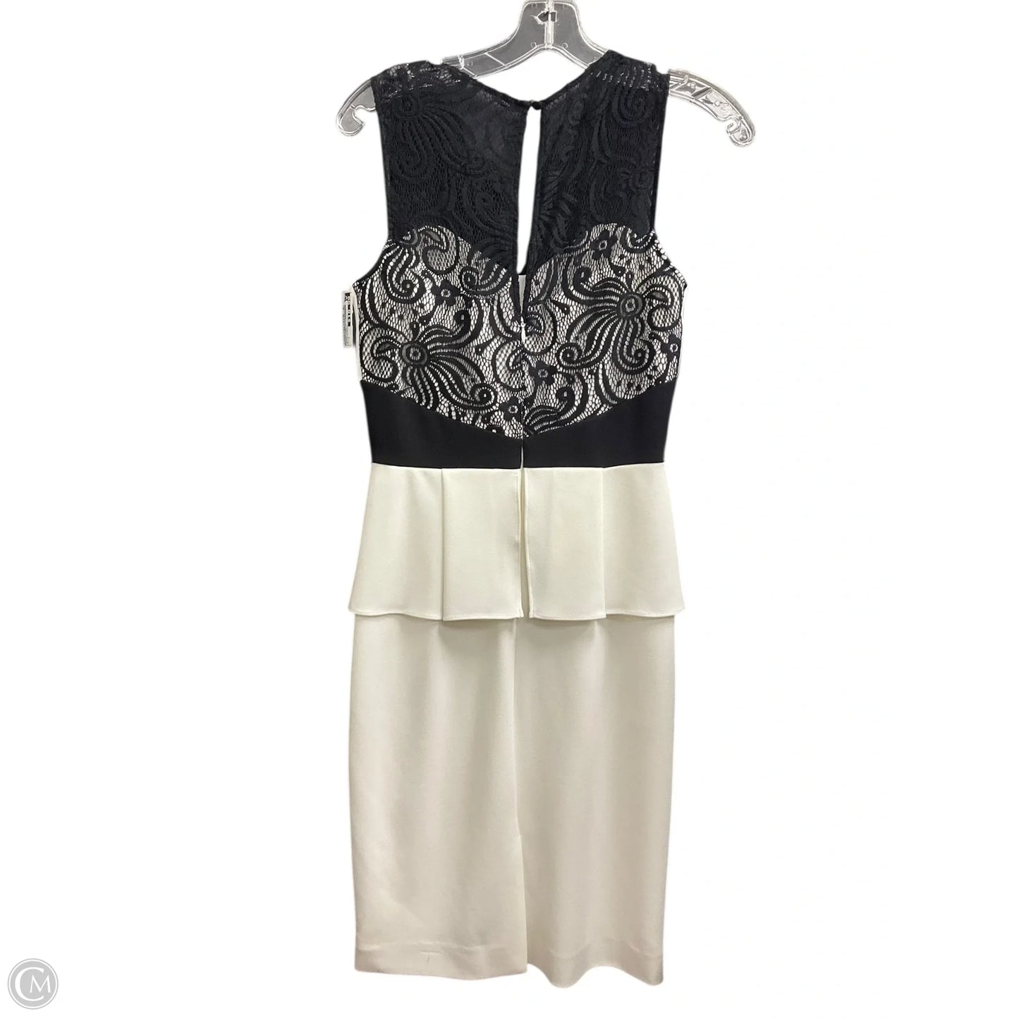 Dress Work By Antonio Melani In Black & White, Size: 2