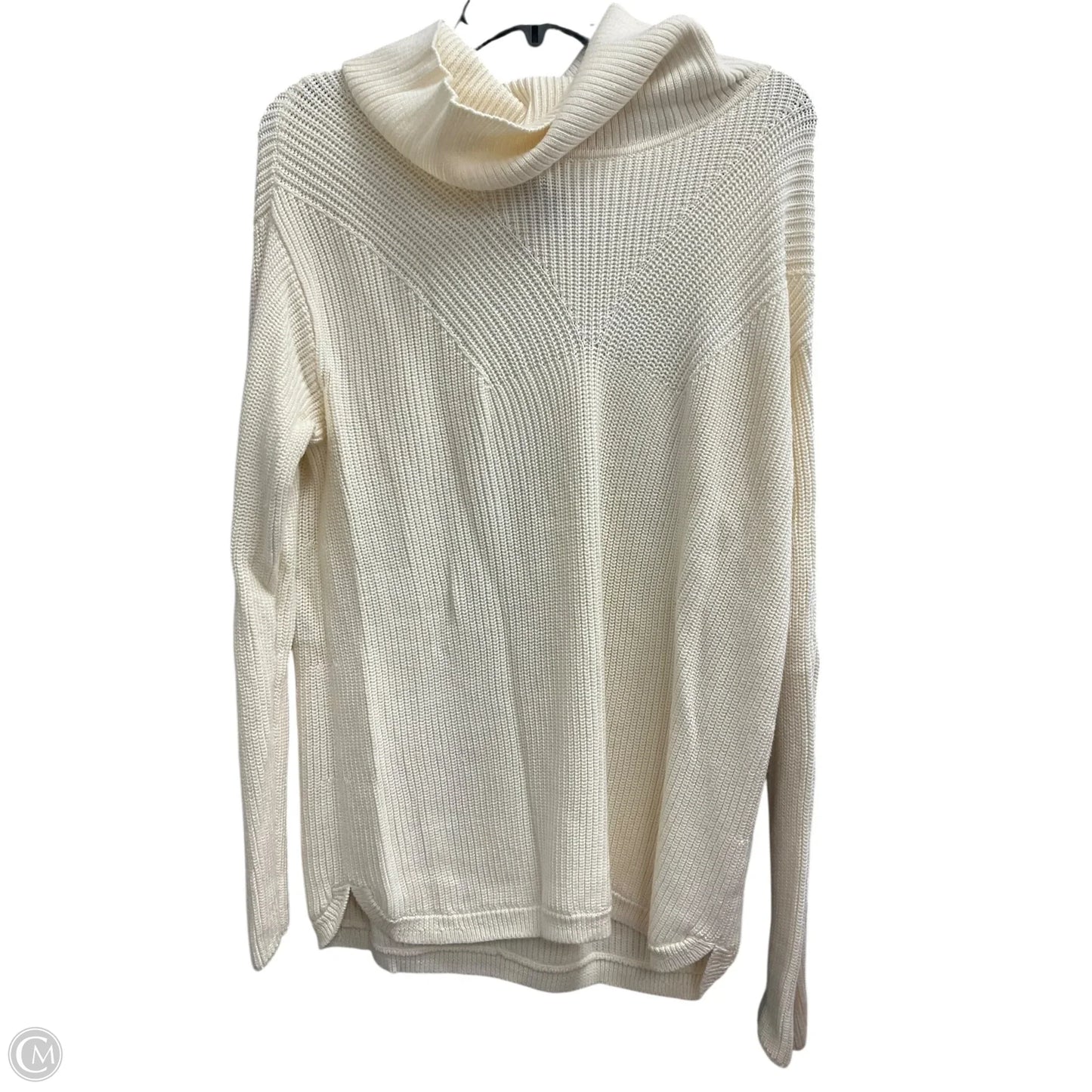 Sweater By Talbots In Cream, Size: M