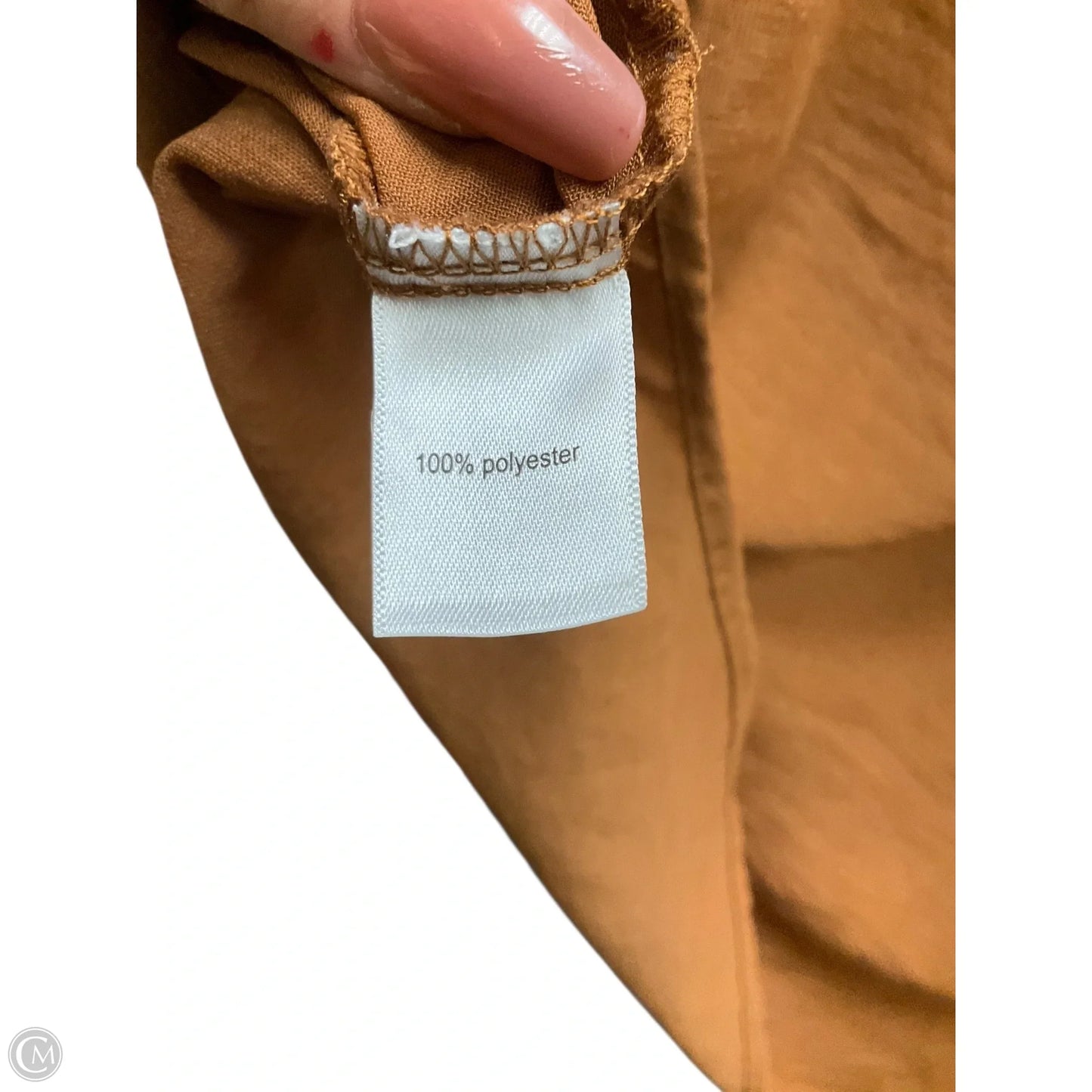 Blouse Long Sleeve By Maurices In Brown, Size: Xl