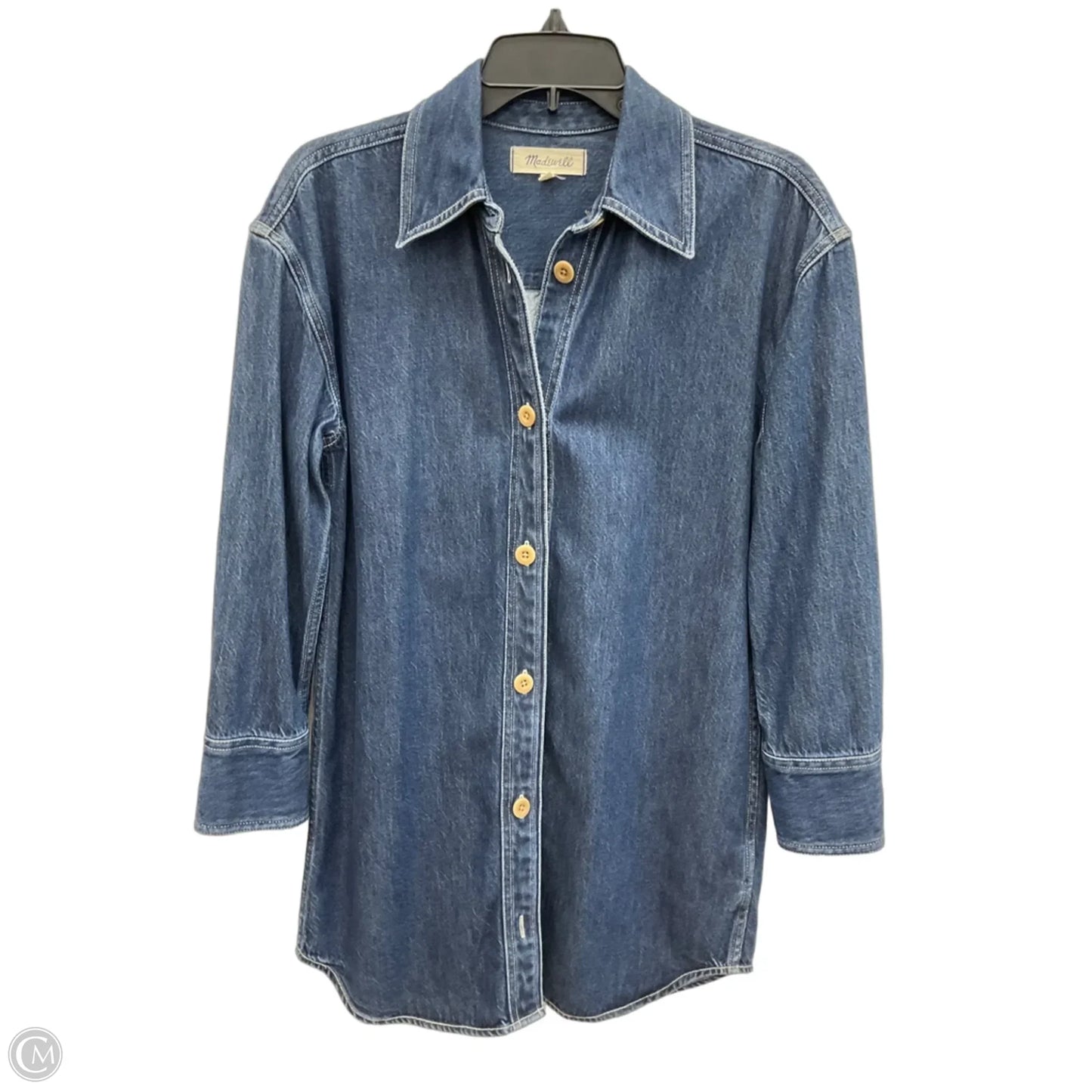 Jacket Denim By Madewell In Blue Denim, Size: Xs