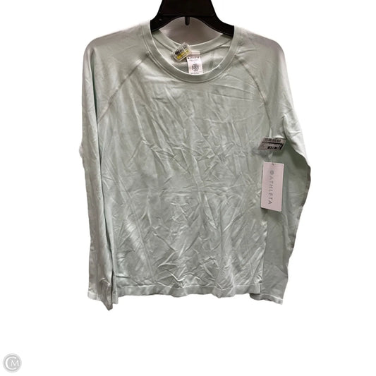 Athletic Top Long Sleeve Crewneck By Athleta In Blue, Size: M
