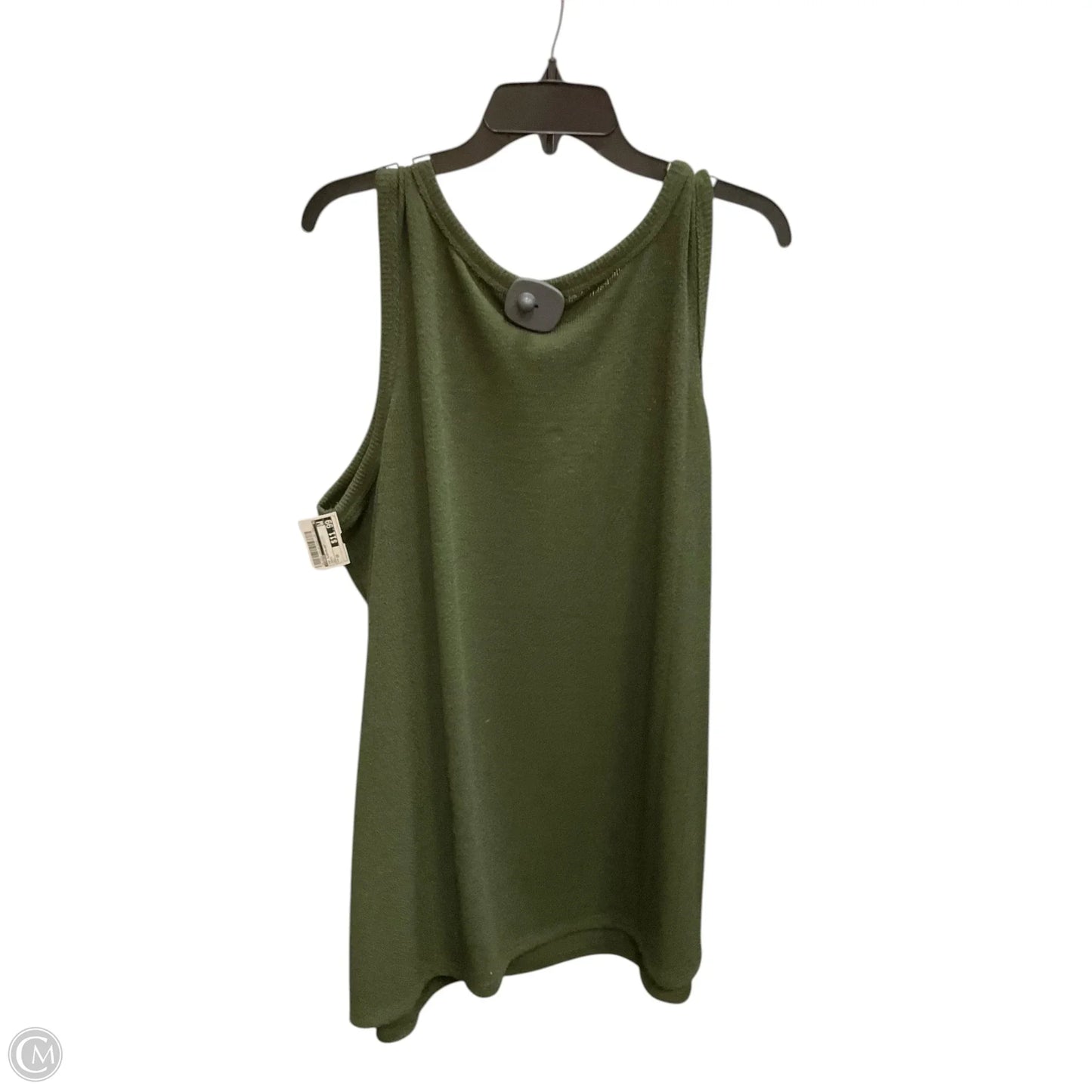 Top Sleeveless By Torrid In Green, Size: 2x