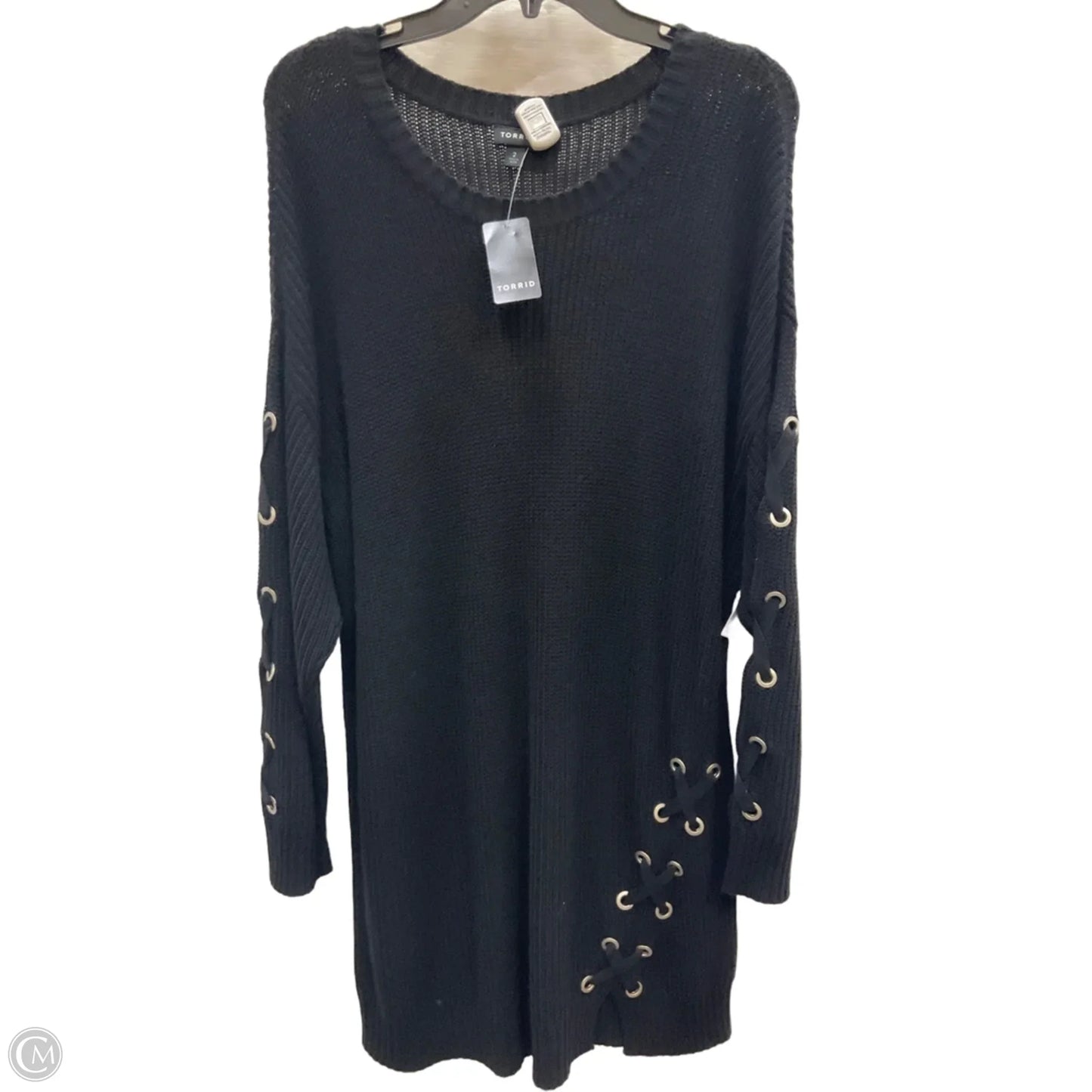 Dress Sweater By Torrid In Black, Size: 2x