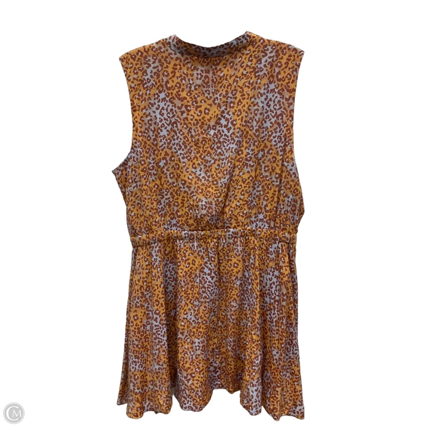 Dress Casual Midi By Nine West In Animal Print, Size: Xxl
