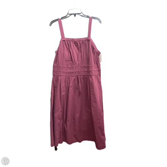 Dress Casual Midi By Universal Thread In Purple, Size: Xxl