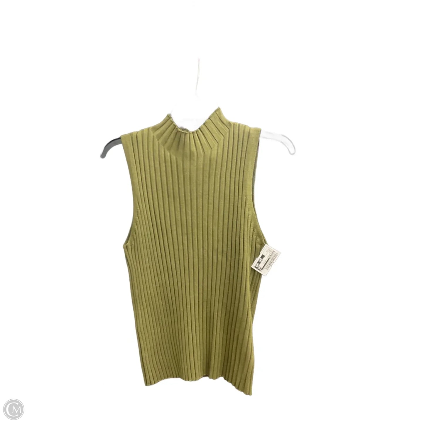 Top Sleeveless Basic By A New Day In Green, Size: Xl