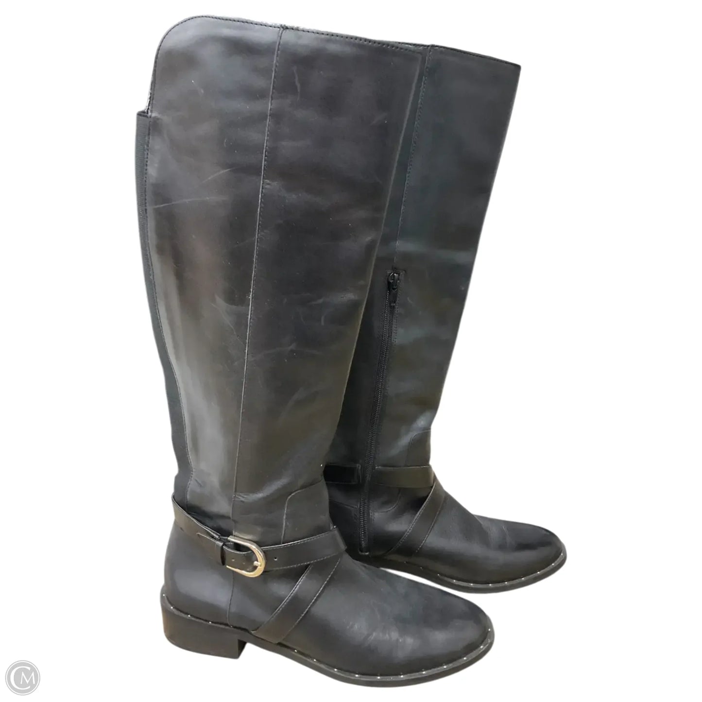 Boots Knee Flats By Inc In Black, Size: 10