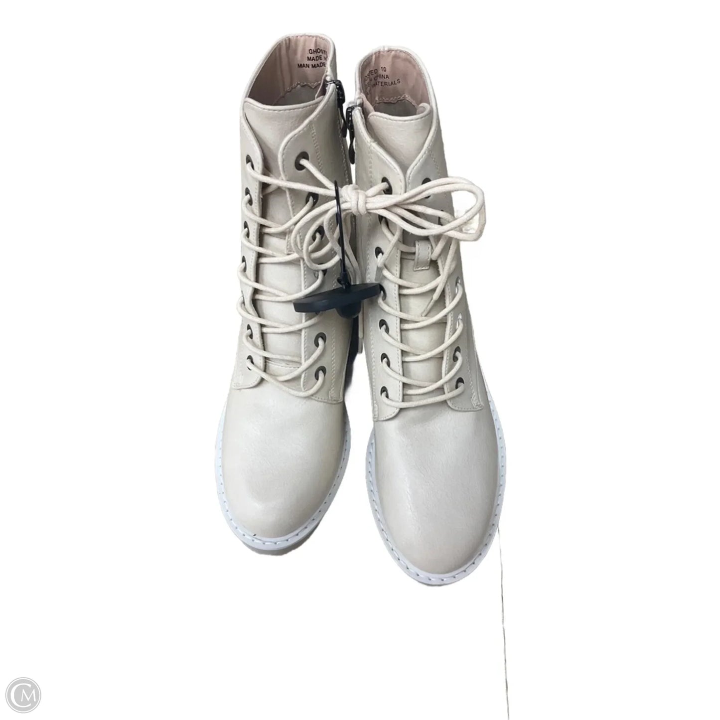 Boots Ankle Flats By Corkys In Beige, Size: 10