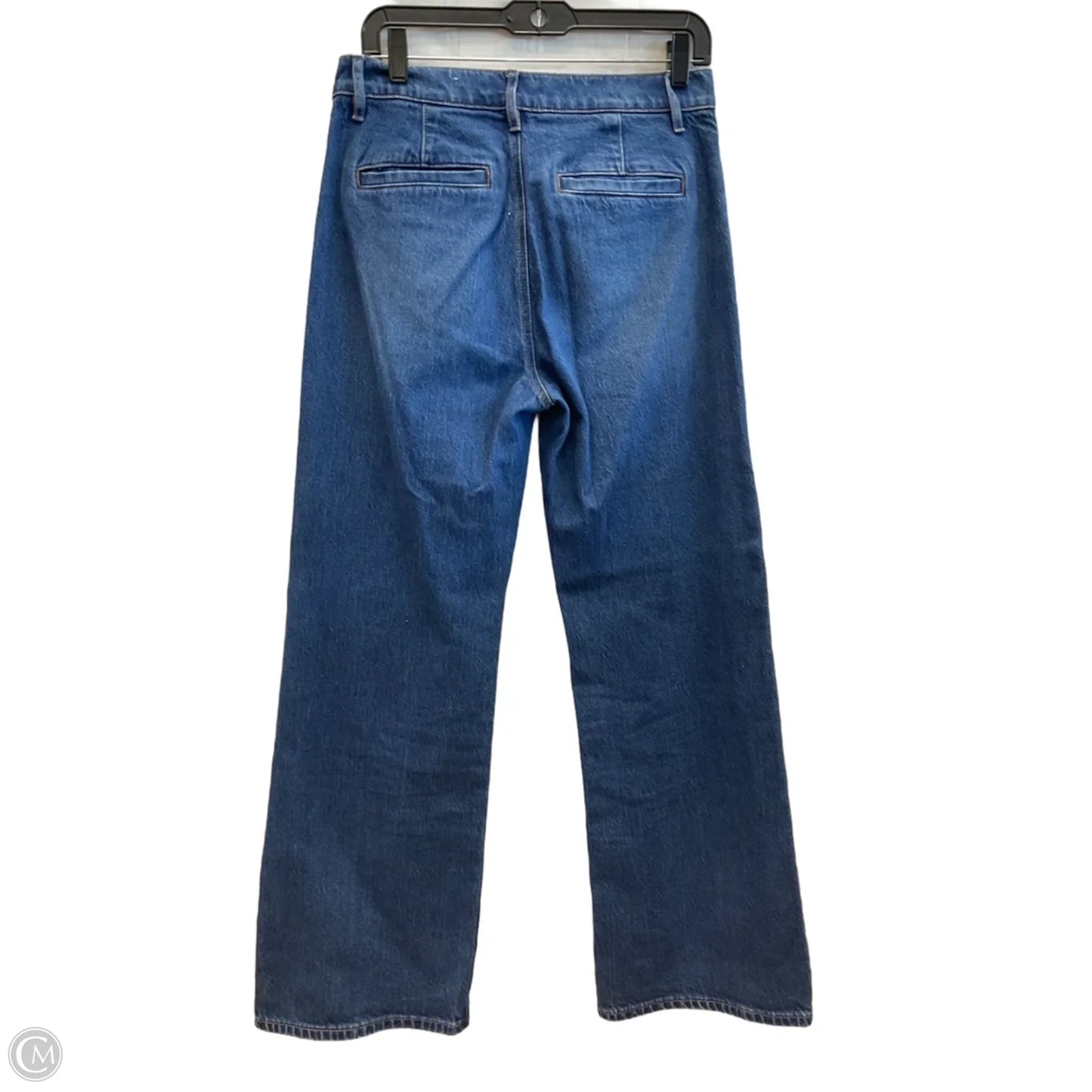 Jeans Flared By Loft In Blue Denim, Size: 4