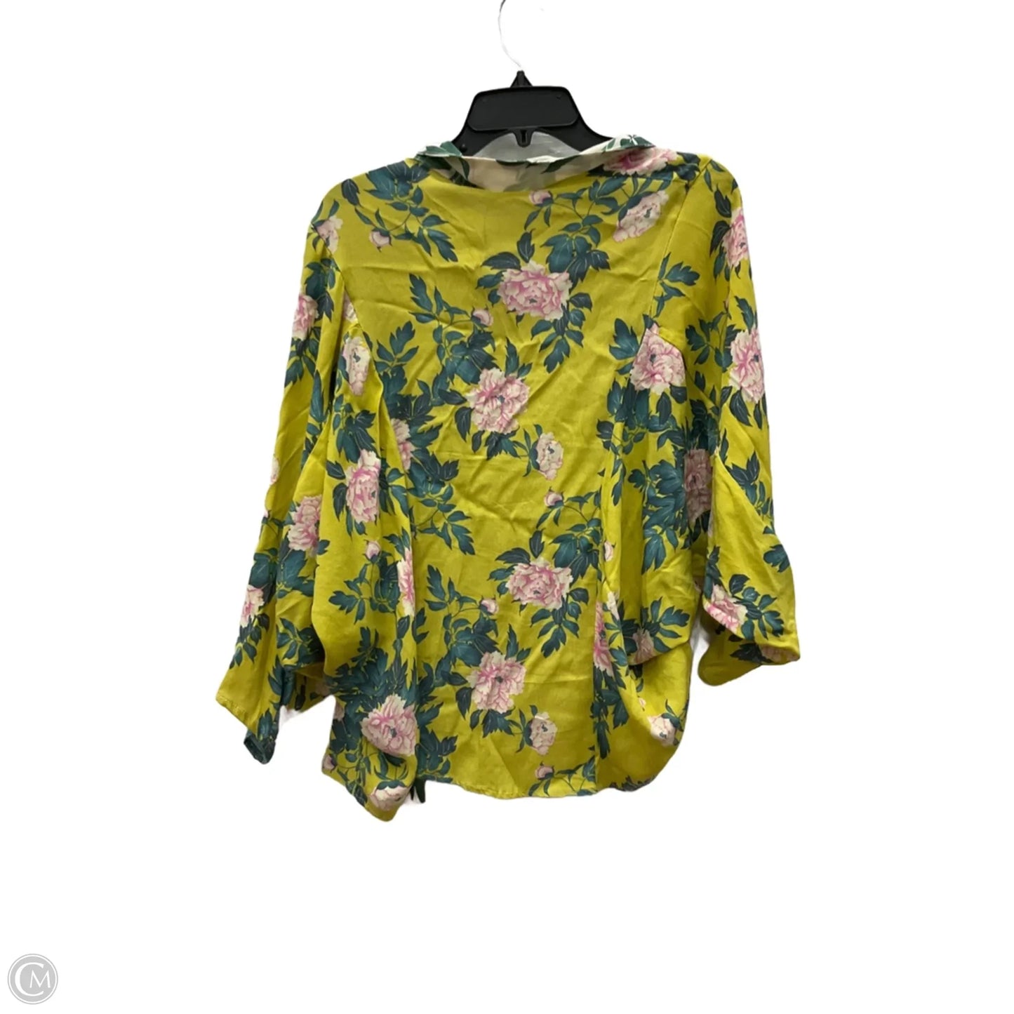 Cardigan By Anthropologie In Floral Print, Size: Osfm
