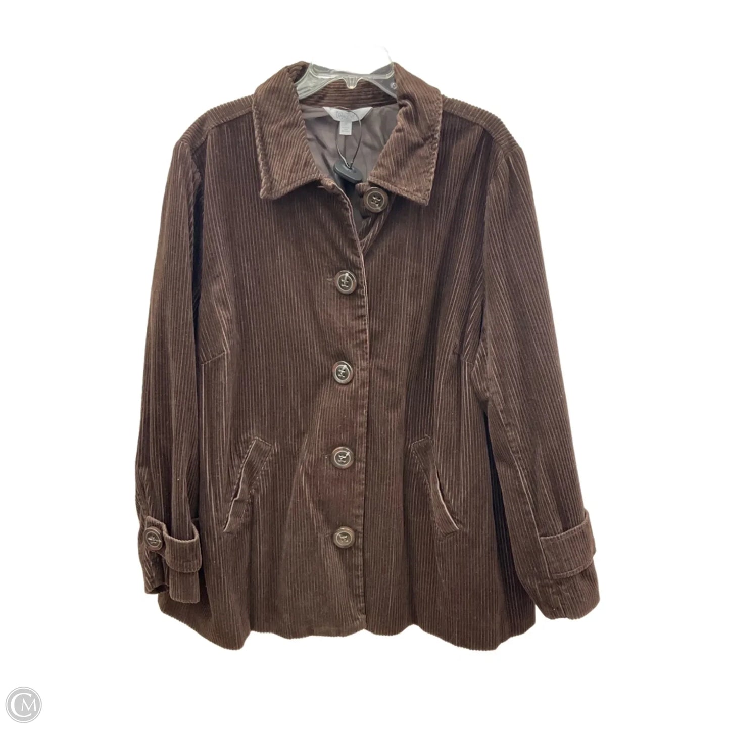 Jacket Other By Relativity In Brown, Size: 3x