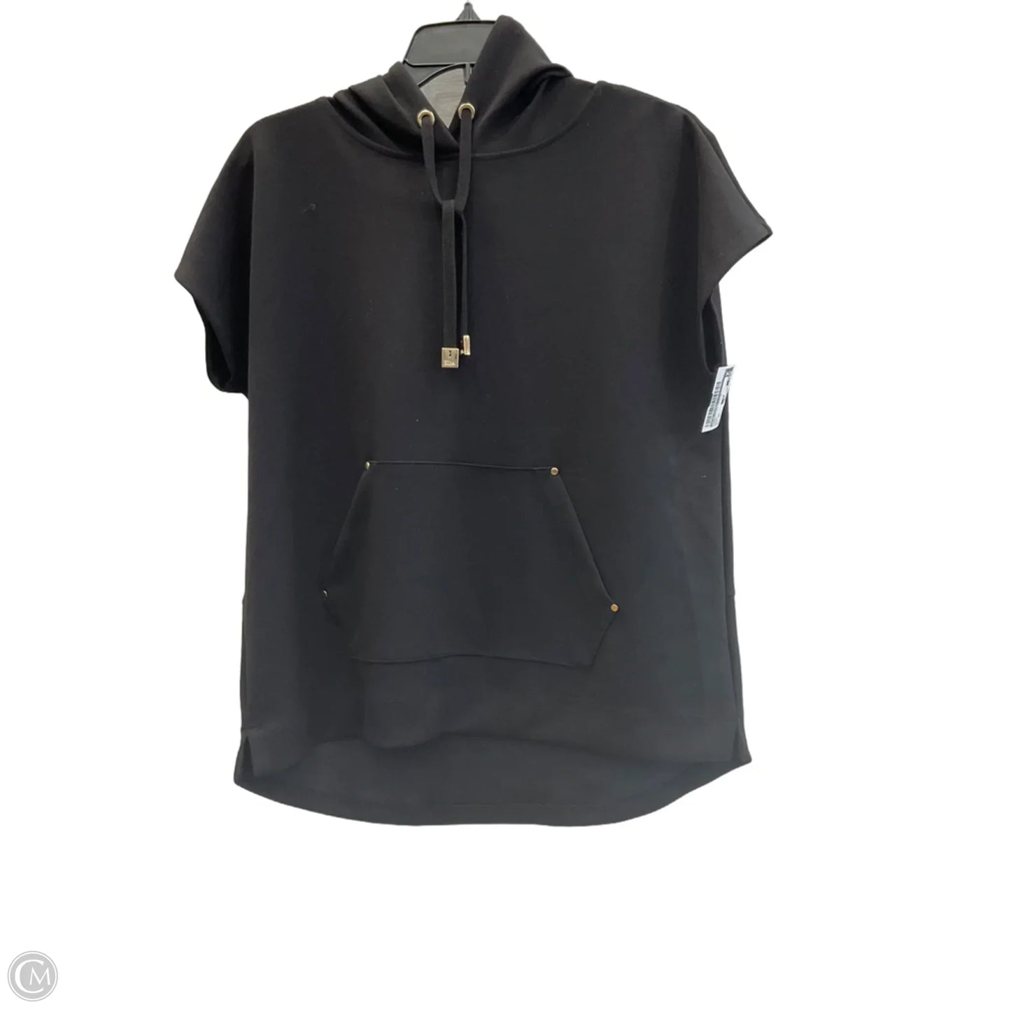Sweatshirt Hoodie By Elie Tahari In Black, Size: Sp