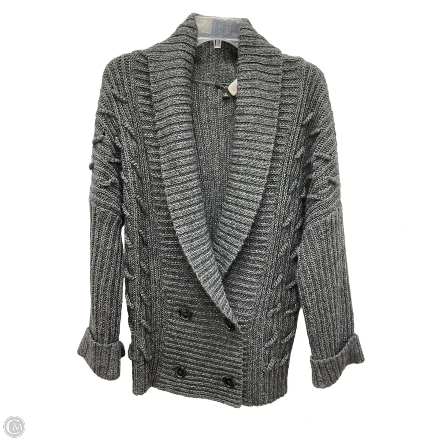 Cardigan By Ann Taylor In Grey, Size: M