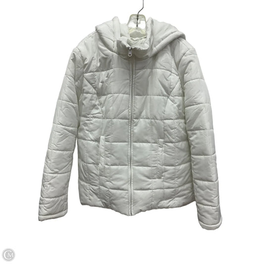 Coat Puffer & Quilted By New York And Co In White, Size: Xxl