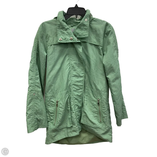 Jacket Windbreaker By Tart In Green, Size: S
