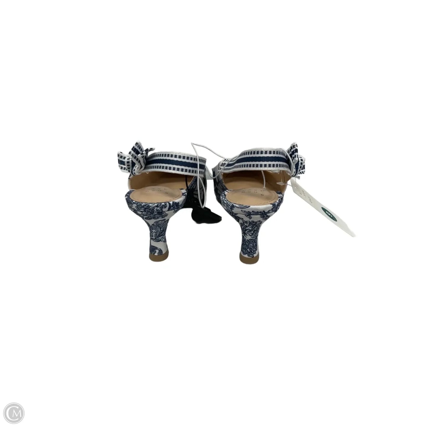 Shoes Heels Kitten By A New Day In Blue & White, Size: 9