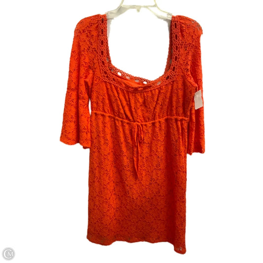 Dress Casual Short By Laundry In Orange, Size: S
