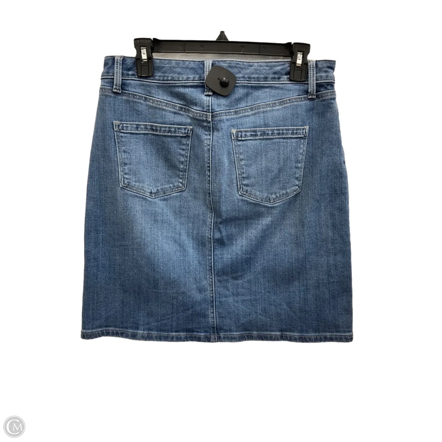 Skirt Mini & Short By Talbots In Blue Denim, Size: 4