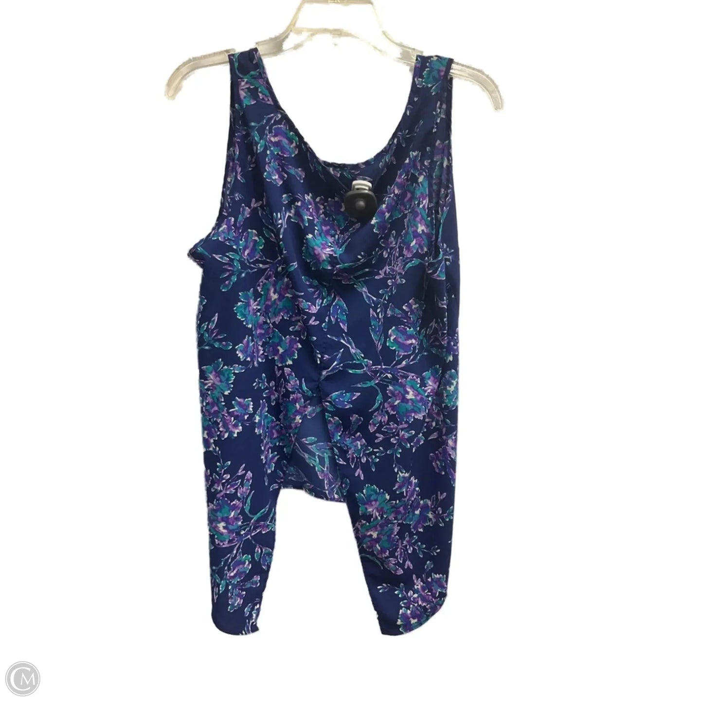 Top Sleeveless By Attention In Floral Print, Size: Xl