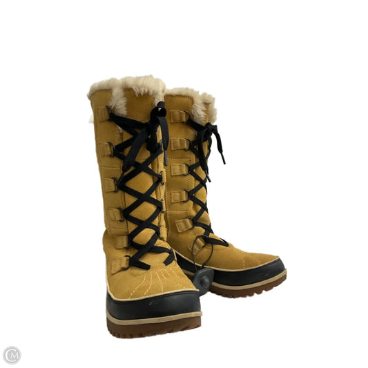Boots Mid-calf Flats By Sorel In Yellow, Size: 8.5
