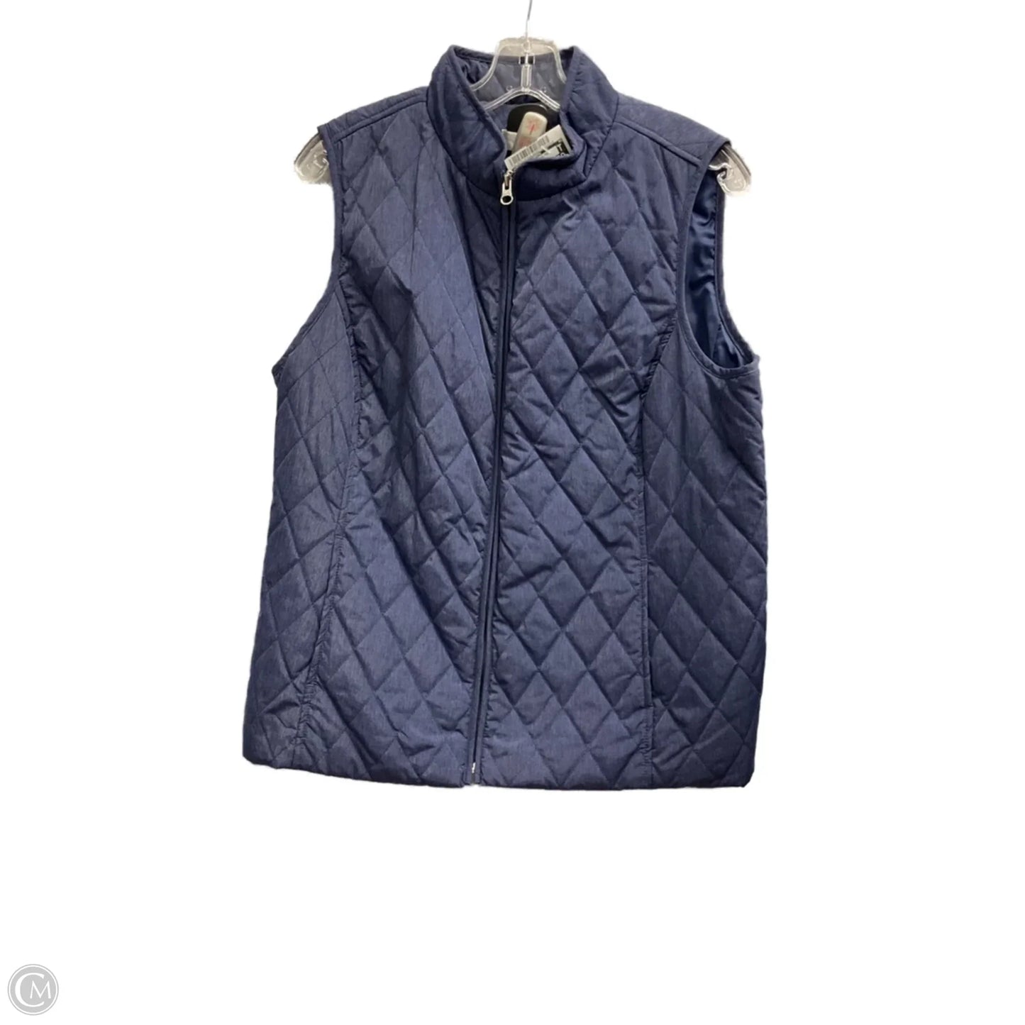 Vest Puffer & Quilted By Croft And Barrow In Blue, Size: L