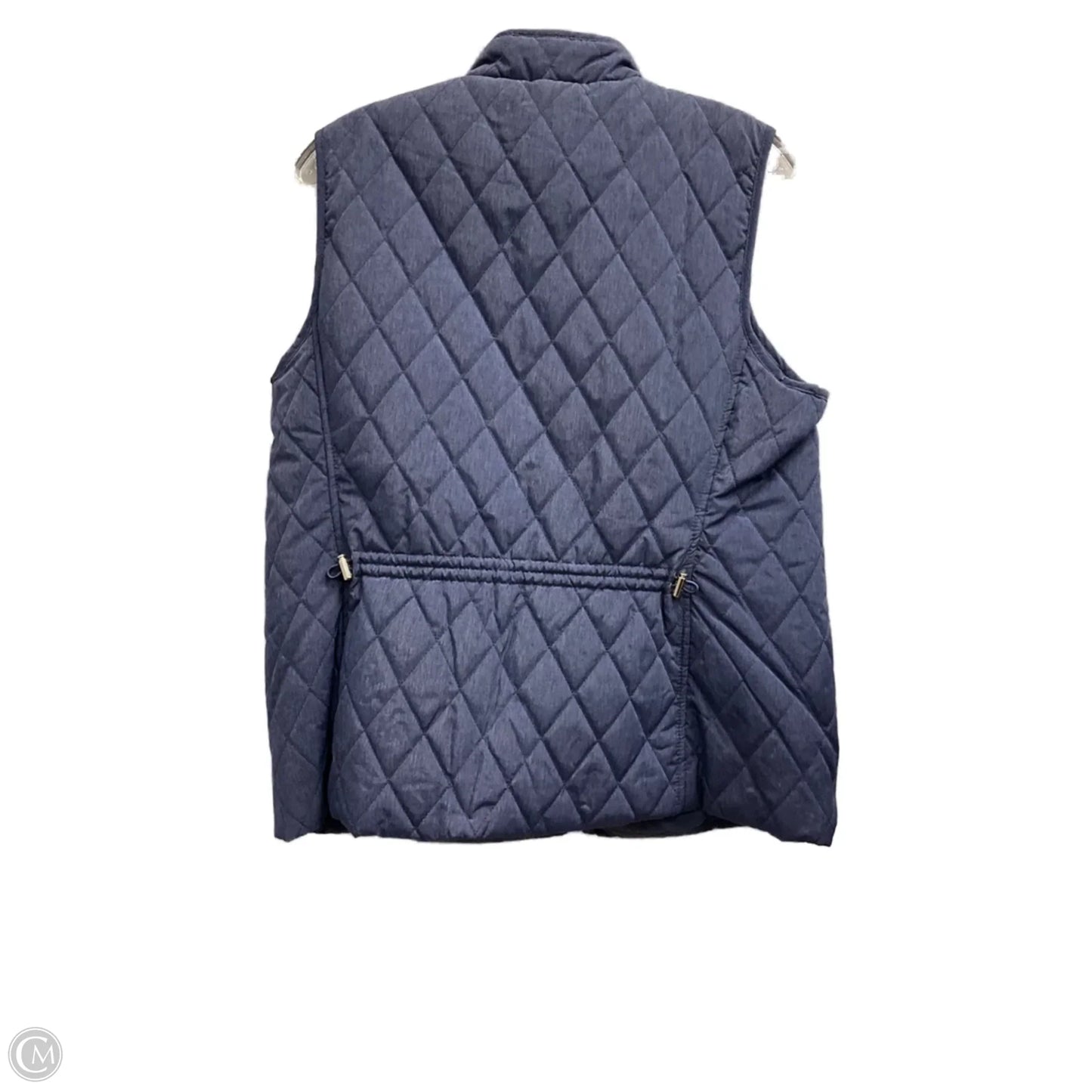 Vest Puffer & Quilted By Croft And Barrow In Blue, Size: L