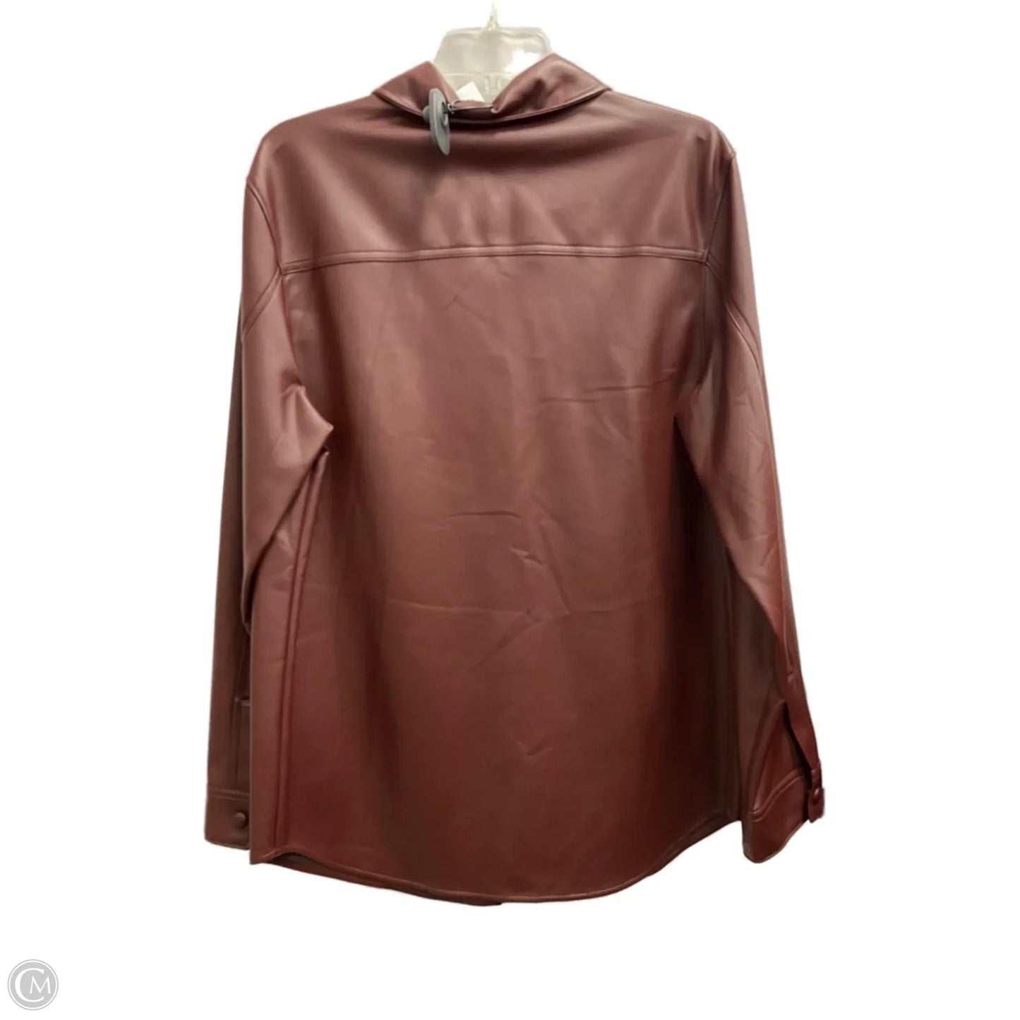 Coat Other By Express In Maroon, Size: M