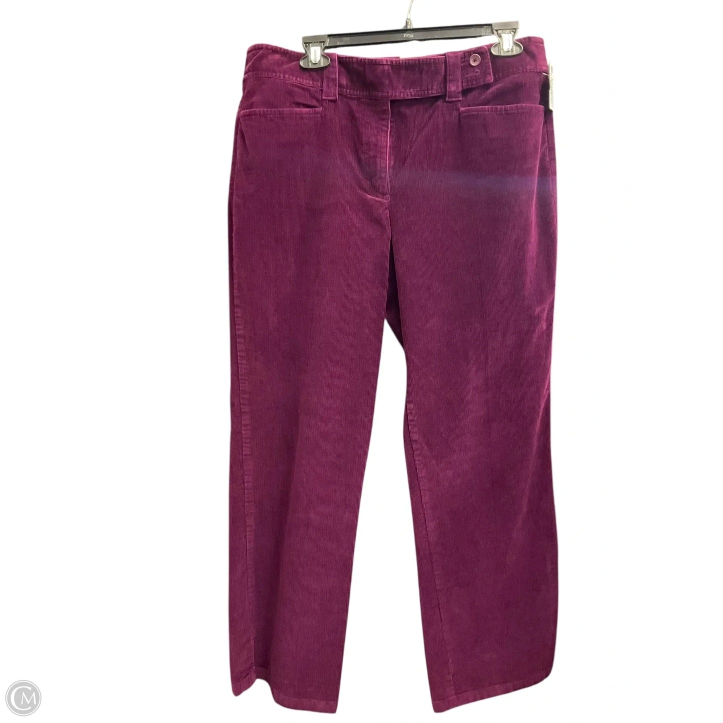 Pants Corduroy By Talbots In Purple, Size: 14