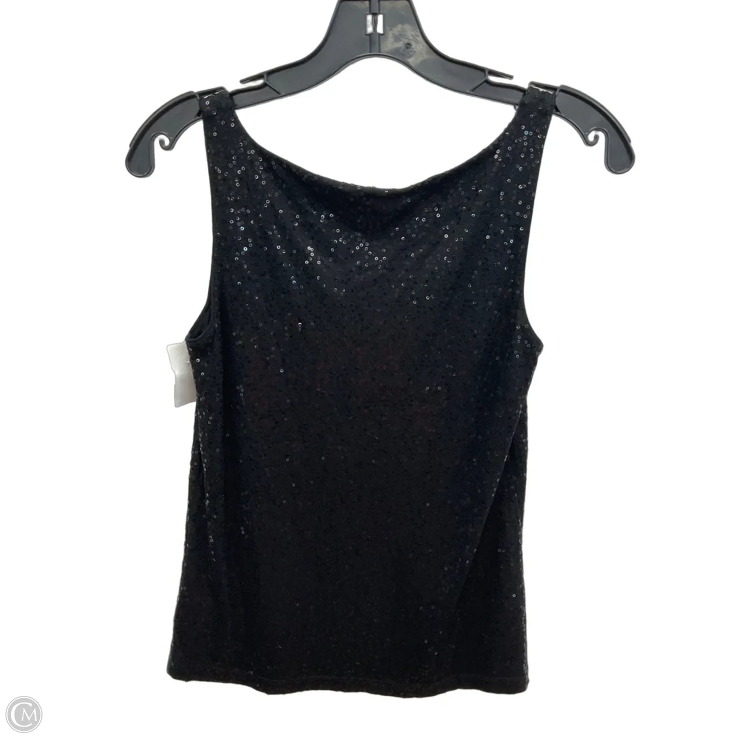 Top Sleeveless By Talbots In Black & Blue, Size: L