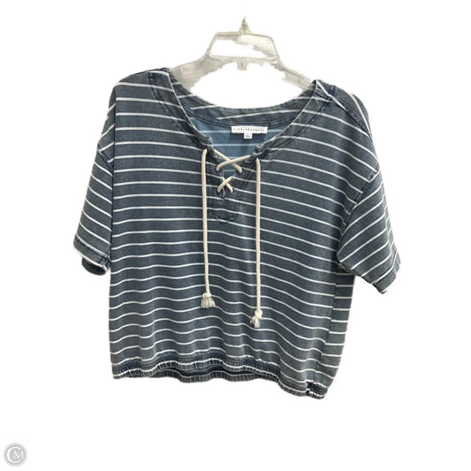 Top Short Sleeve By Jane And Delancey In Striped Pattern, Size: S