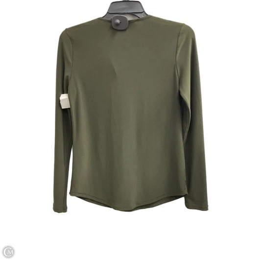 Top 3/4 Sleeve By White House Black Market In Green, Size: Xxs