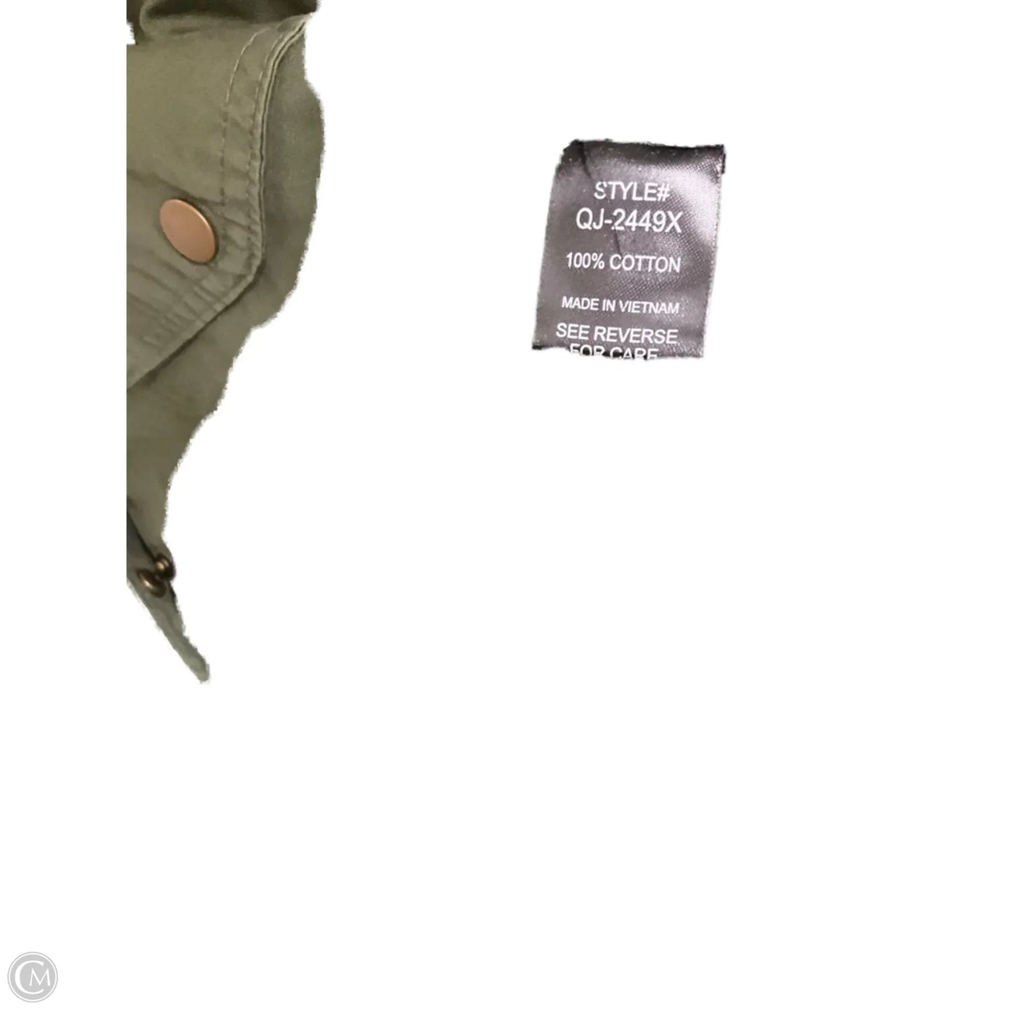 Jacket Shirt By Zenana Outfitters In Green, Size: 2x