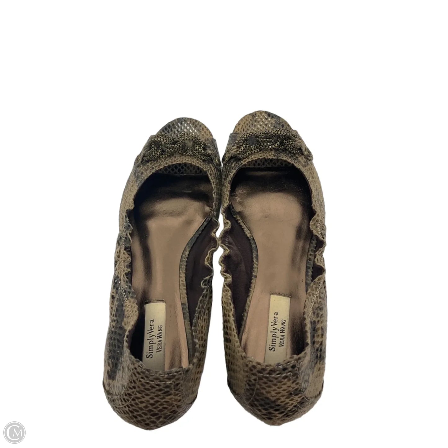 Shoes Flats By Simply Vera In Animal Print, Size: 8