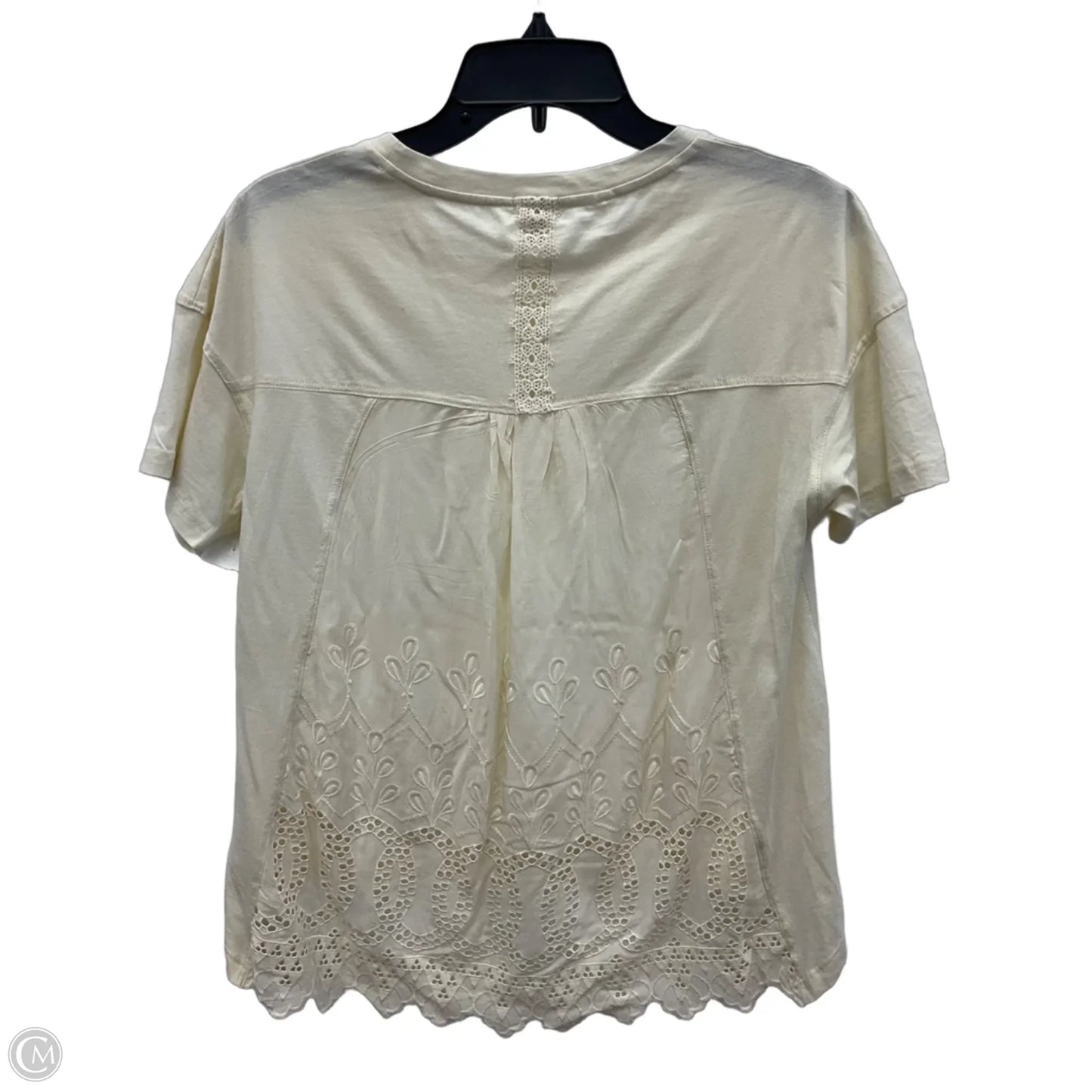 Top Short Sleeve By Tiny In White, Size: S