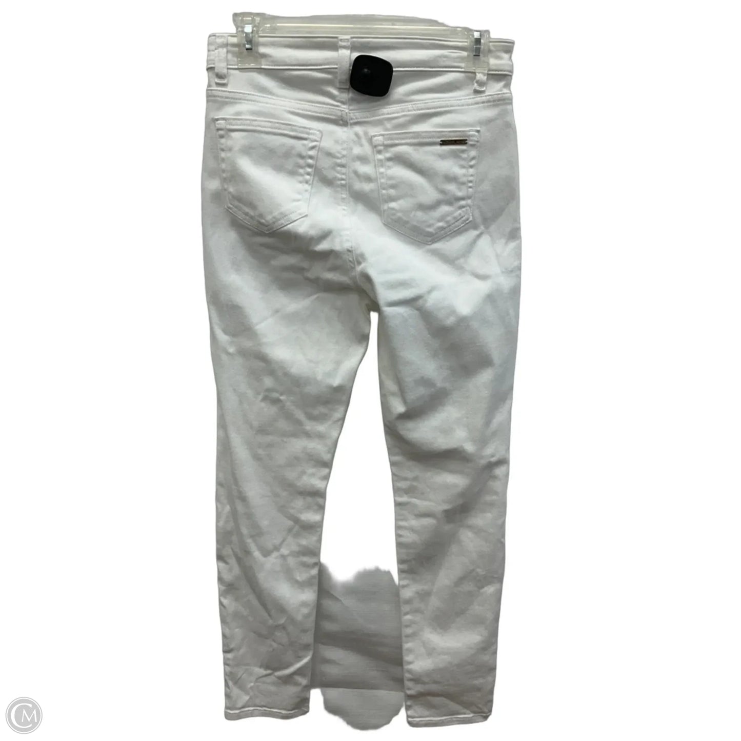 Jeans Designer By Michael Kors In White Denim, Size: 4