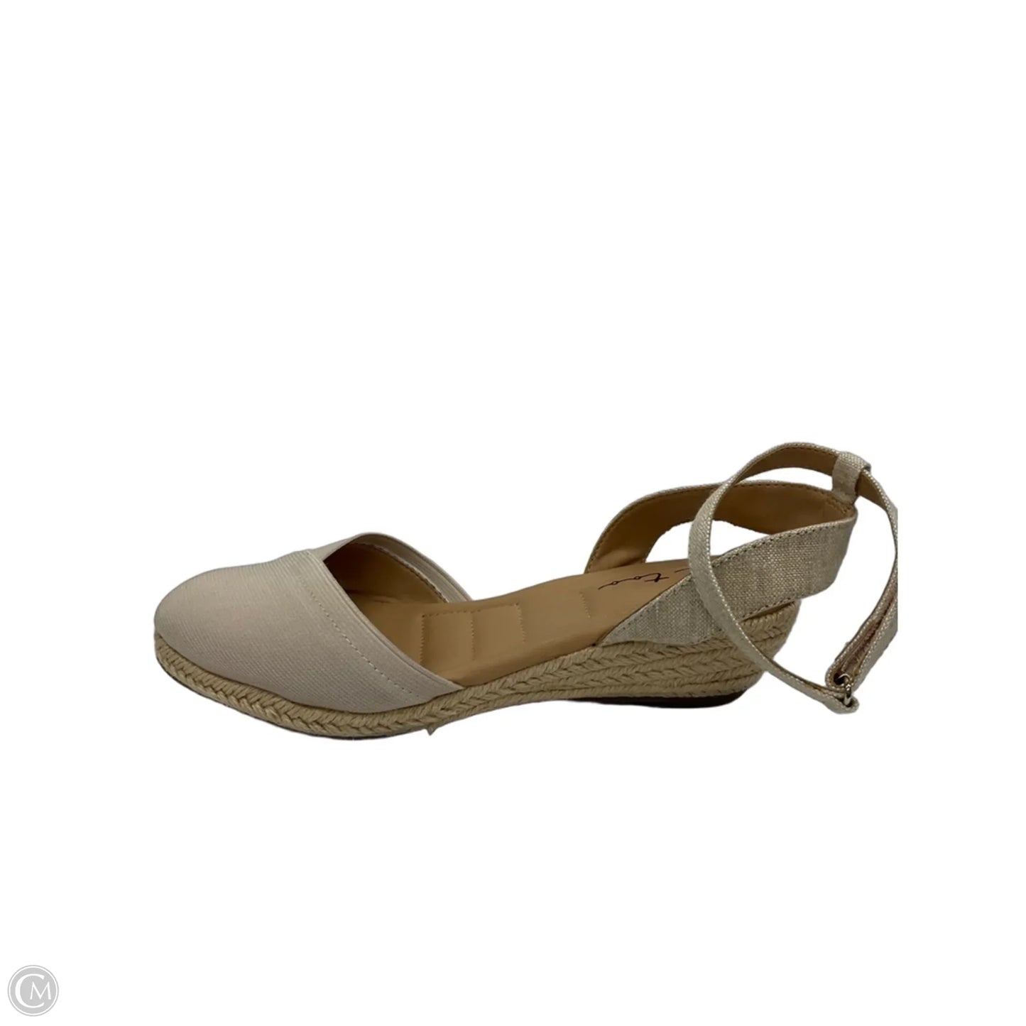 Sandals Heels Wedge By Me Too In Tan, Size: 7.5