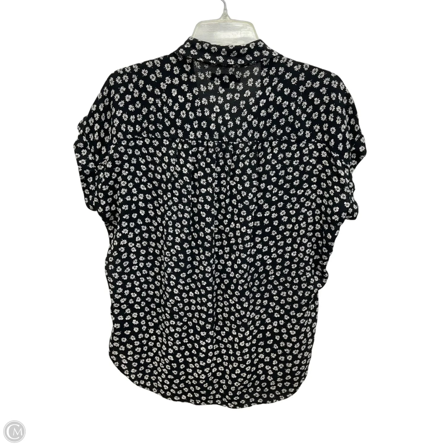 Top Short Sleeve By Madewell In Floral Print, Size: S