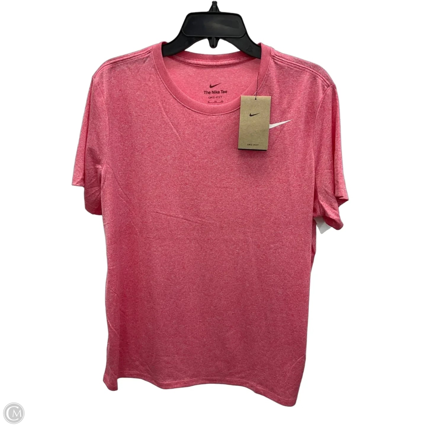 Athletic Top Short Sleeve By Nike In Pink, Size: Xl