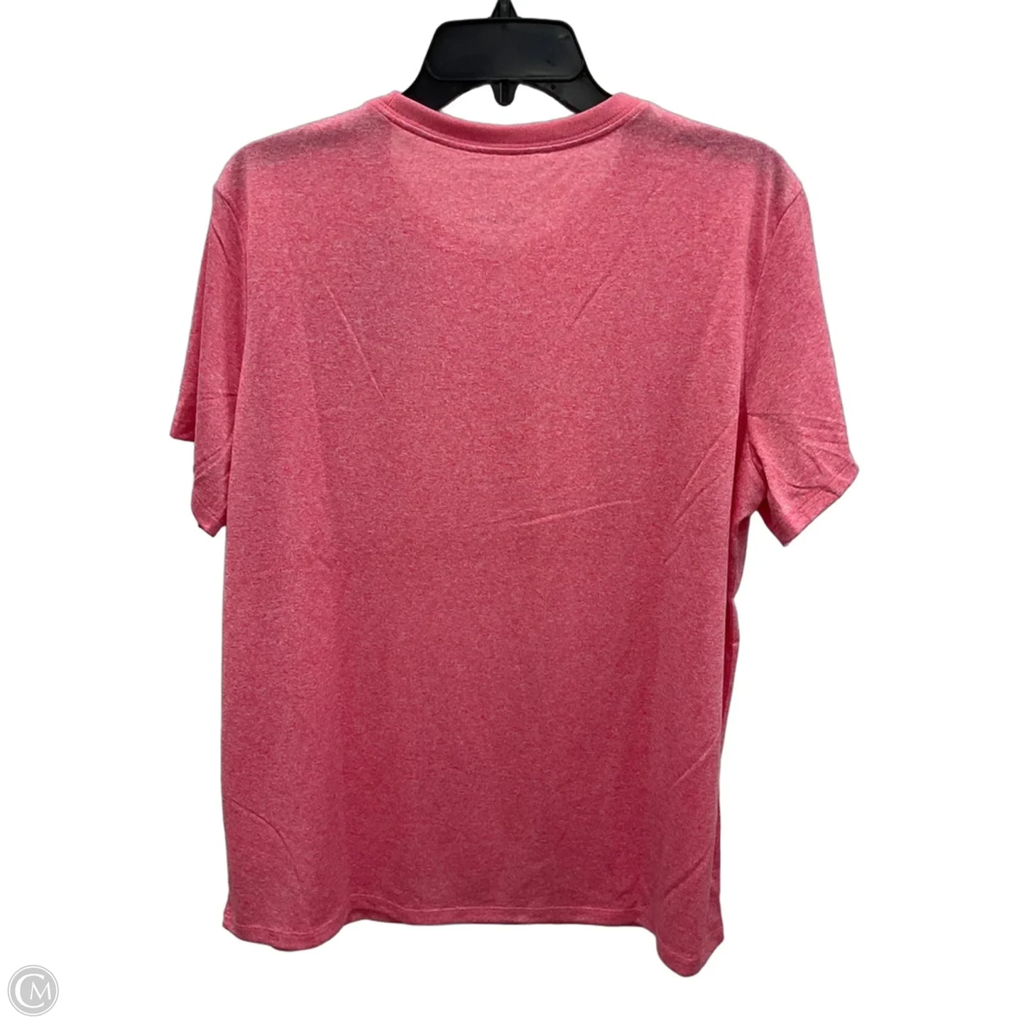 Athletic Top Short Sleeve By Nike In Pink, Size: Xl