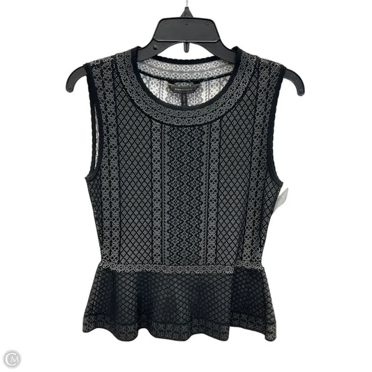 Top Sleeveless By Bcbgmaxazria In Black, Size: S
