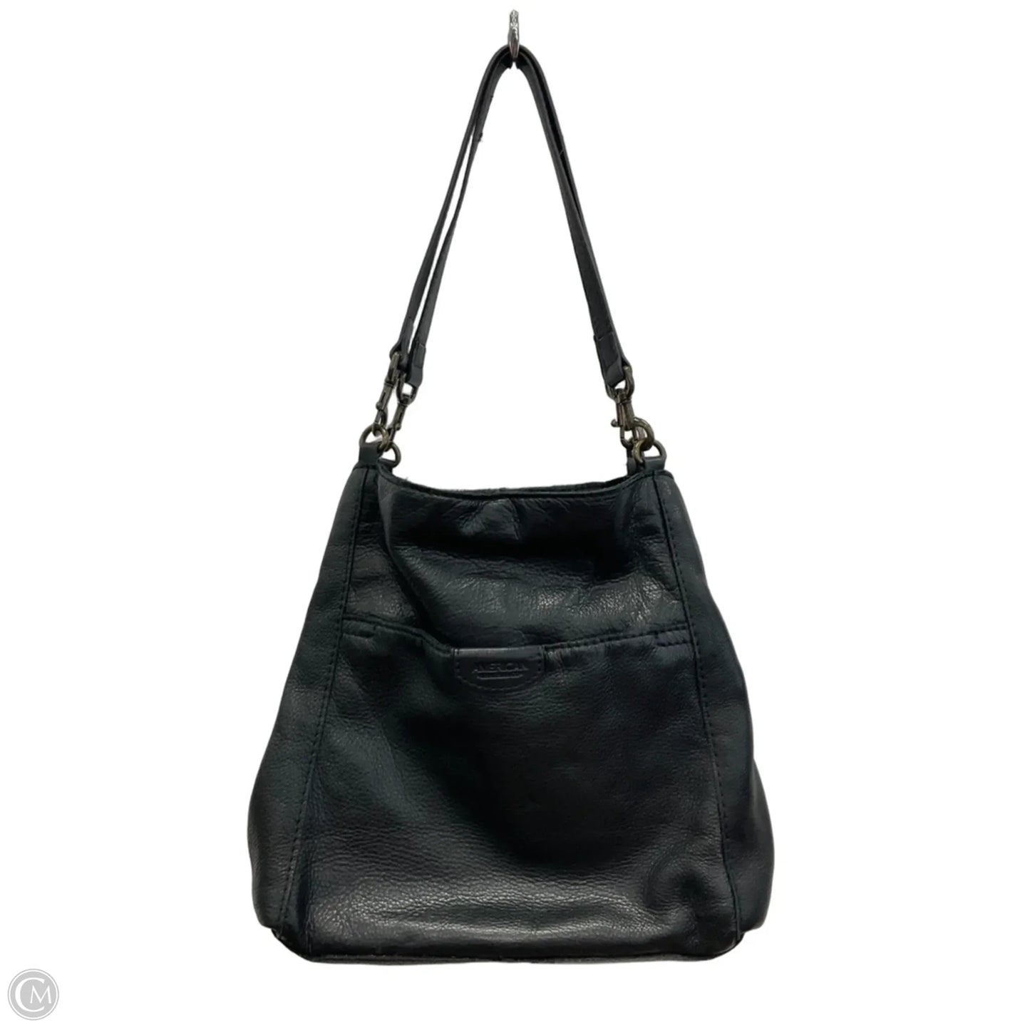 Handbag Leather By Cmc, Size: Medium